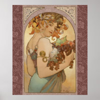 Art Nouveau Frau Mucha Schön