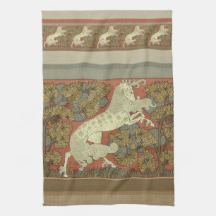 Art Nouveau Galoppierendes Pferd Handtuch