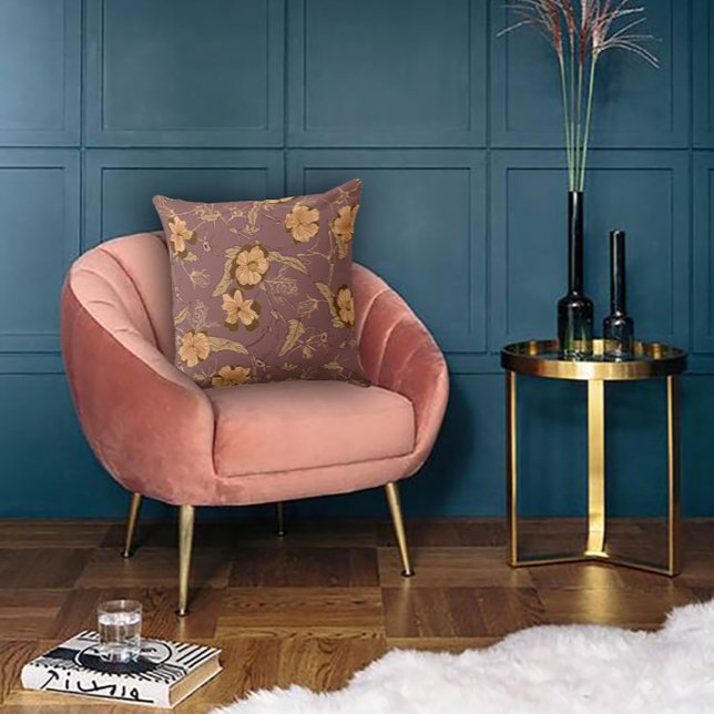 Art Nouveau Garden Muse Design Kissen (Von Creator hochgeladen)