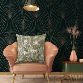 Art Nouveau Garden Muse Design Kissen