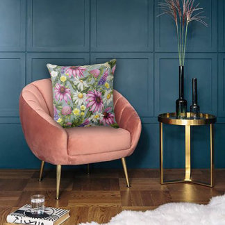 Art Nouveau Garden Muse Design Kissen