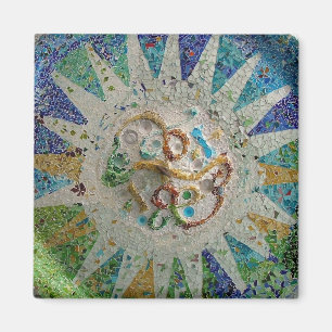 Art Nouveau Gaudi Tiles Magnet