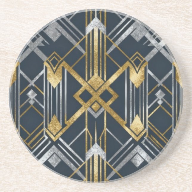 Art Nouveau Getränkeuntersetzer (Vorne)