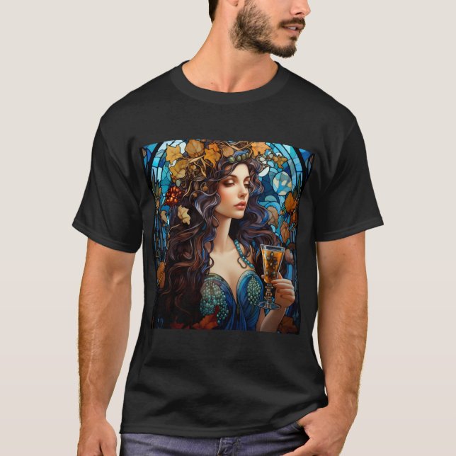 Art Nouveau Gletscher T-Shirt (Vorderseite)