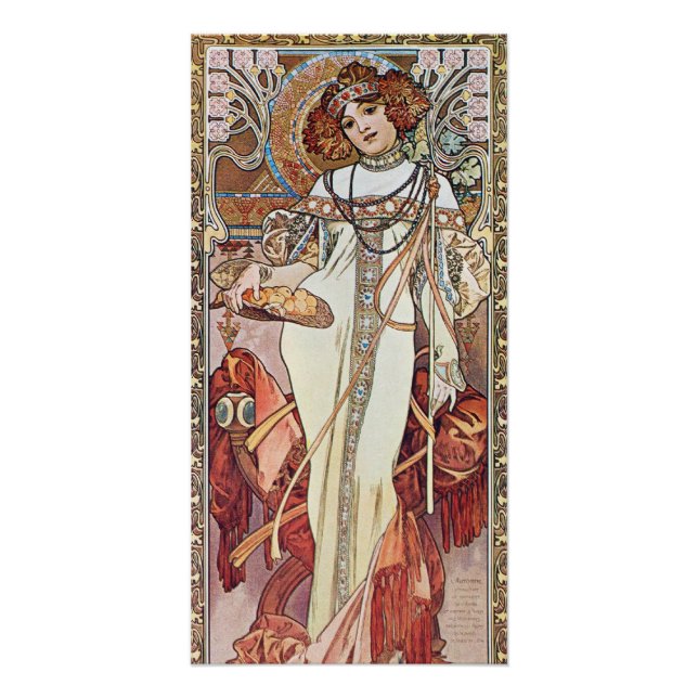 Art Nouveau Goddess Poster (Vorderseite)