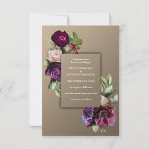 Art nouveau,Gold,,Art déco,Victorian,Hochzeit,Kart Einladung