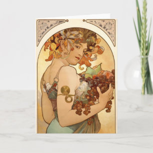 Art Nouveau Greeting Card Karte