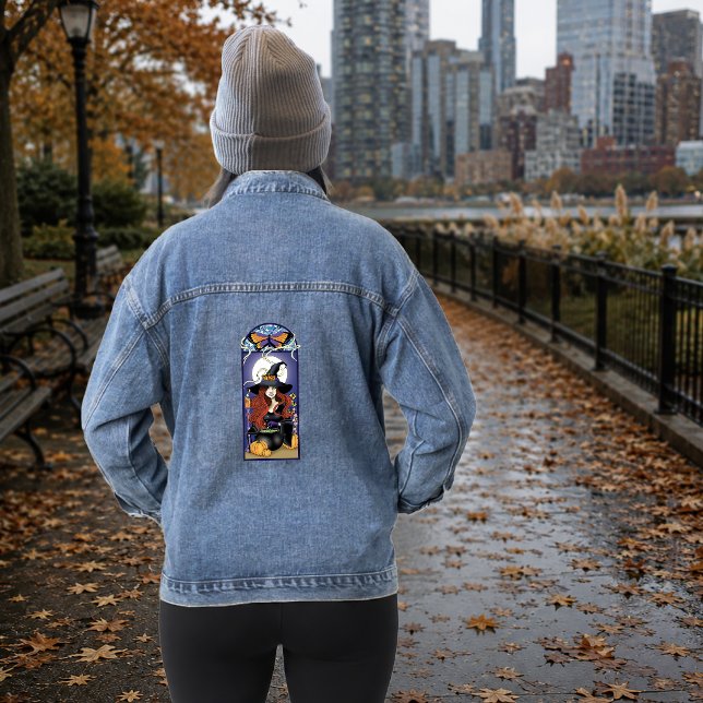 Art Nouveau Hexe Jeansjacke (Von Creator hochgeladen)