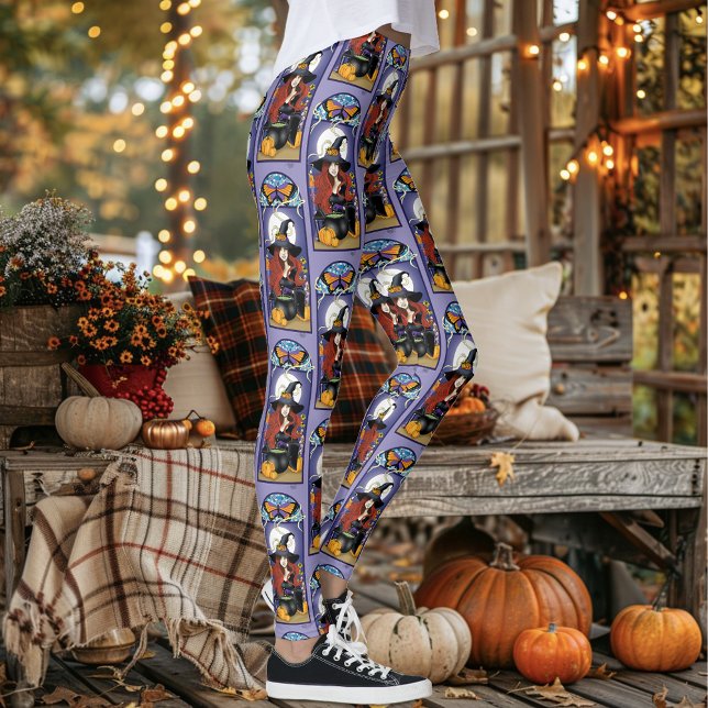 Art Nouveau Hexe Leggings (Von Creator hochgeladen)