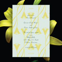Art Nouveau Hochzeit mit maßgeschneidertem Farbton