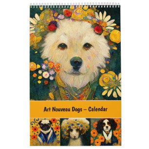 Art Nouveau Hunde – Kalender