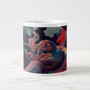 Art Nouveau im Vintage-Stil, Loie Fuller in der Fo Jumbo-Tasse