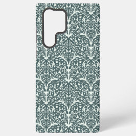 Art Nouveau Inspired Florals Samsung Case - Green Galaxy Hülle