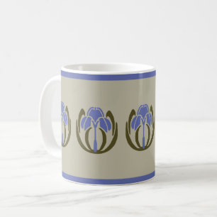 Art Nouveau Iris Kaffeetasse