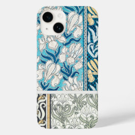 Art Nouveau Iris libloral Textil Art Mauspad Case-Mate iPhone 14 Hülle