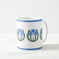 Art Nouveau Iris Tasse