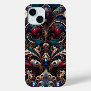 Art Nouveau Jewel Tone Vintag Glam Case-Mate iPhone Hülle