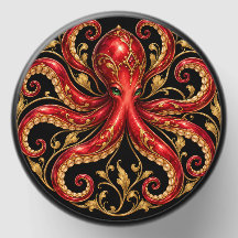 Art Nouveau Kerzenfavorit – Eva der rubinrote Okto