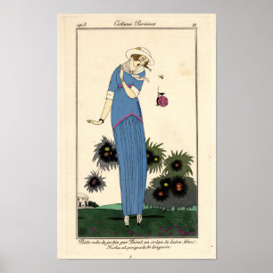 Art Nouveau Kleines Gartenkleid Poster