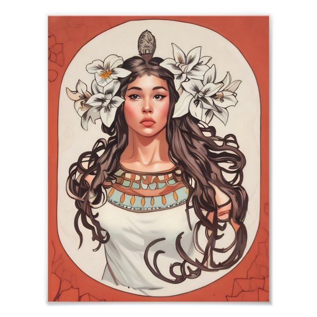 Art Nouveau La Princesse Lointaine Fotodruck (Vorne)