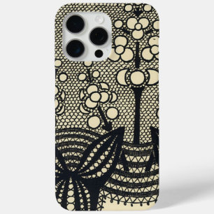 Art Nouveau Lace Floral iPhone 15 Pro Max Hülle