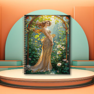 Art Nouveau Lady of the Lilies Planer