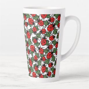 Art Nouveau Ladybug Insektenmuster Milchtasse