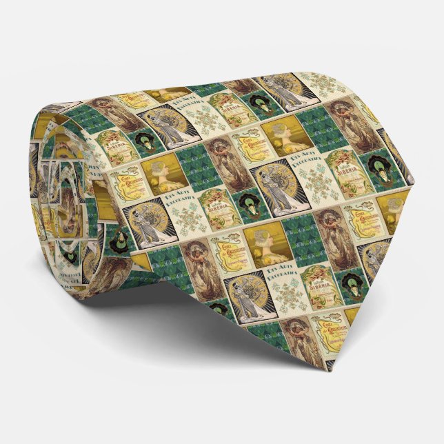 Art Nouveau Ladys Krawatte (Gerollt)