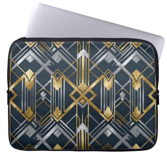 Art Nouveau Laptopschutzhülle (Vorderseite)