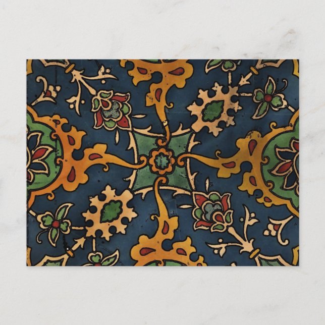 Art Nouveau l'Art Arabisch Postkarte (Vorderseite)