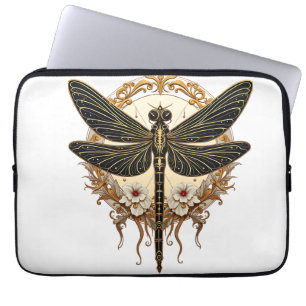 Art Nouveau Libelle Elegant Steampunk Laptopschutzhülle