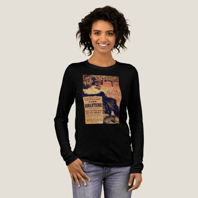 Art nouveau librairie romantique gothic grasset Tri-Blend shirt (Volle Vorderseite)