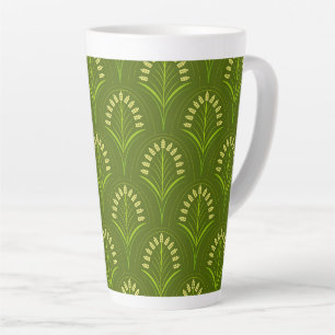 Art Nouveau Light Green Blume Milchtasse