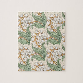 Art nouveau lily of the valley flower pattern  LRG Puzzle