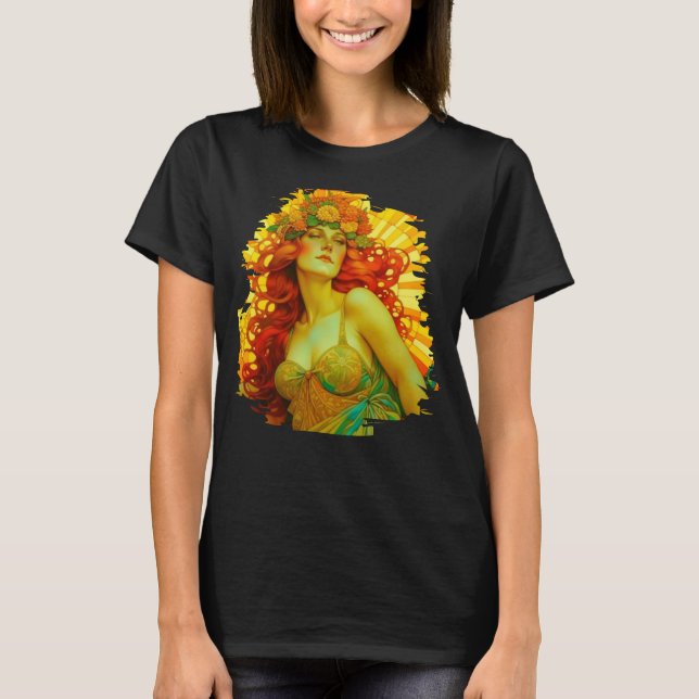 Art Nouveau Litha T-Shirt (Vorderseite)