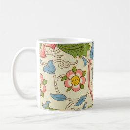 Art nouveau lodden pattern - William Morris Kaffeetasse