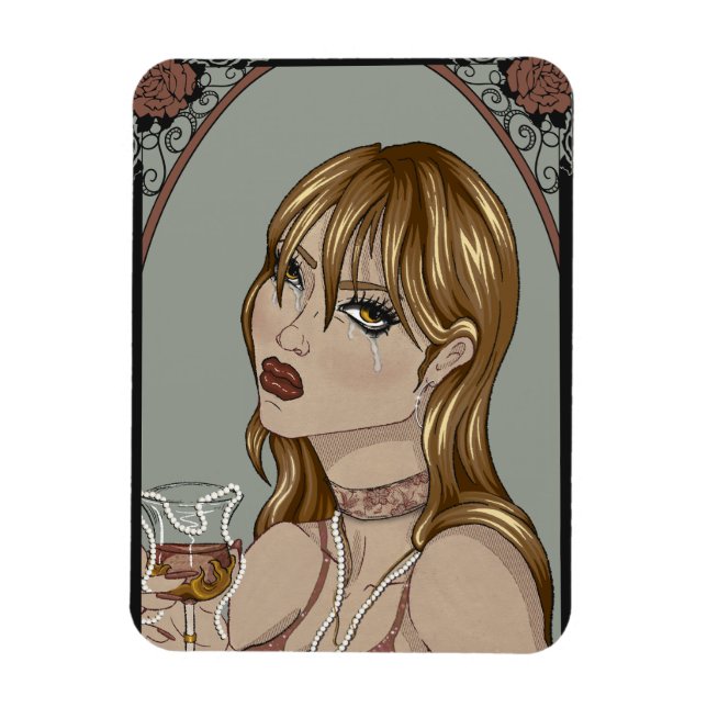 Art Nouveau Magnet (Vertikal)