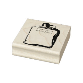 Art Nouveau Mermaid Gummistempel