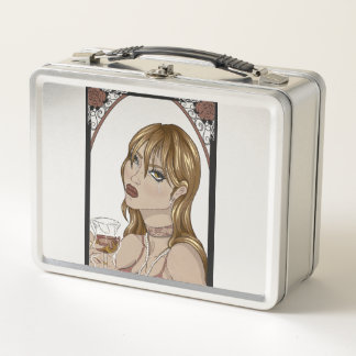 Art Nouveau Metall Brotdose