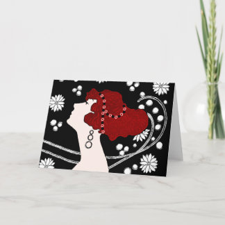 Art Nouveau Notecard Karte