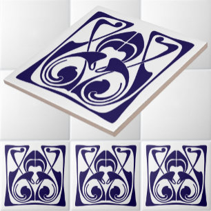 Art Nouveau Ornament Frieze Fliese