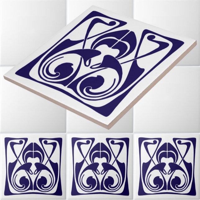 Art Nouveau Ornament Frieze Fliese (Von Creator hochgeladen)