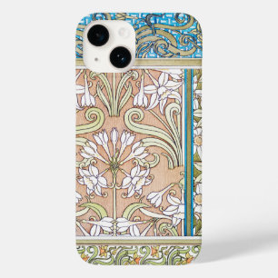 Art Nouveau-Osterglocke Verneui Textilkunst Blumen Case-Mate iPhone 14 Hülle