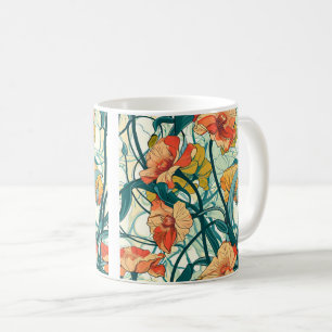 Art Nouveau Pattern Kaffeetasse