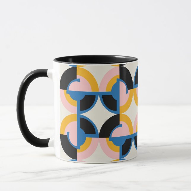 Art Nouveau Pattern  Tasse (Links)