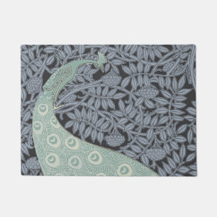 Art Nouveau Peacock Classic Vintag Bird Fußmatte