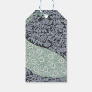 Art Nouveau Peacock Classic Vintag Bird Geschenkanhänger