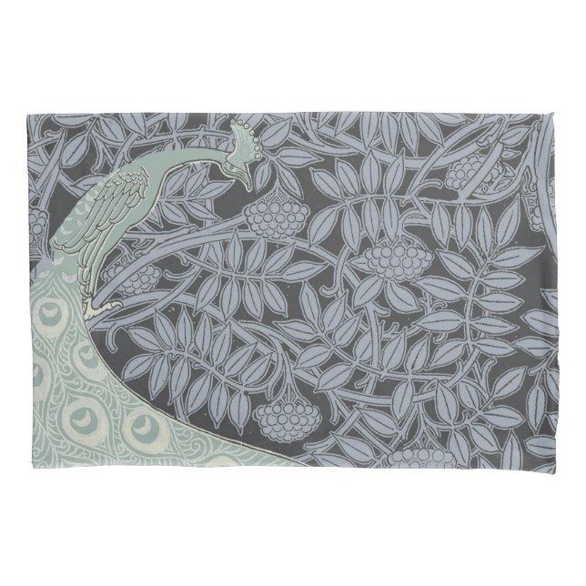 Art Nouveau Peacock Classic Vintag Bird Kissenbezug (Vorderseite)