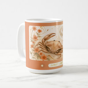 Art Nouveau Pimpernel Krebs-Tasse Kaffeetasse