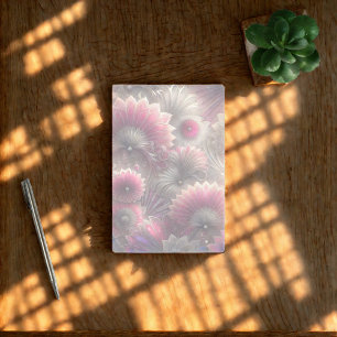 Art Nouveau Pink und Silver Fans Post-it Klebezettel